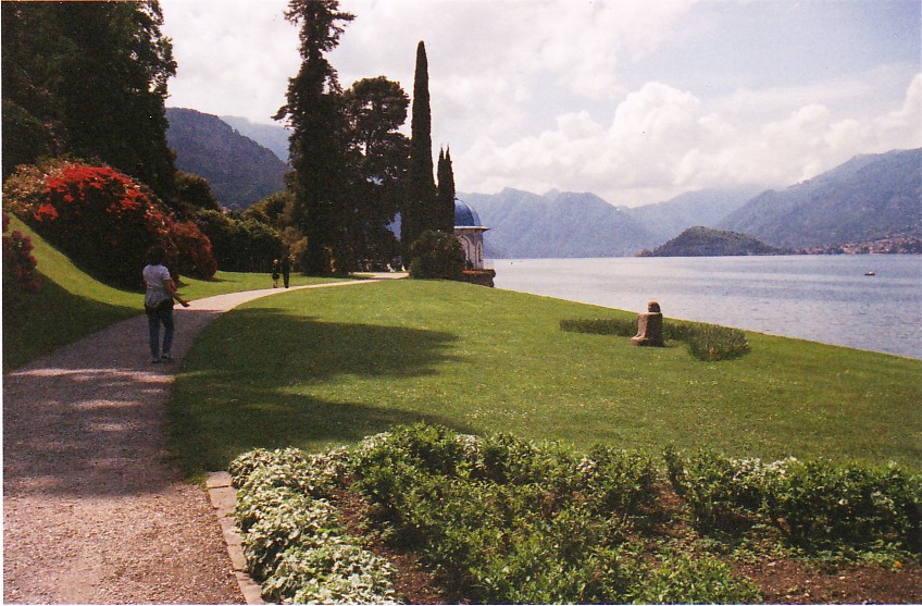 Gardens at Lake Como Italy