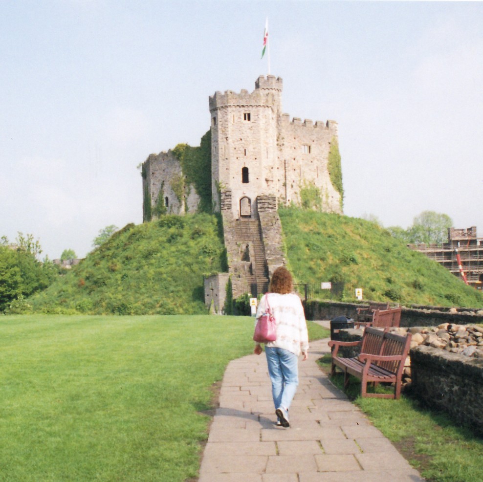 Cardiff castle motte and bailey